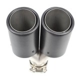 Ornament Toba Dublu Universal cu Carcasa Carbon ALM - Tuning Auto Exterior
