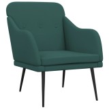 Cumpara ieftin Fotoliu, verde inchis, 63x76x80 cm, textil