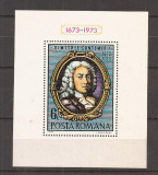 LP 829 Romania -1973- Aniversari IV - Dimitrie Cantemir-colita dantelata, Nestampilat