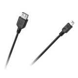 Cablu de date/incarcare, USB mama - mini USB tata, 1 m, General