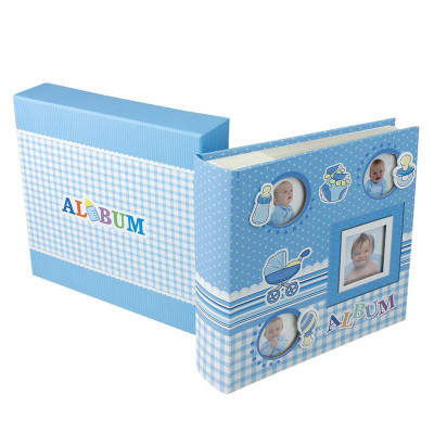 Album foto baby four 10x15, 200 poze, personalizabil, 50 file cartonate MultiMark GlobalProd foto