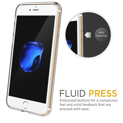 Pachet husa compatibila cu Apple iPhone 6/6S MyStyle, slim TPU transparenta, cu folie de sticla gratis foto