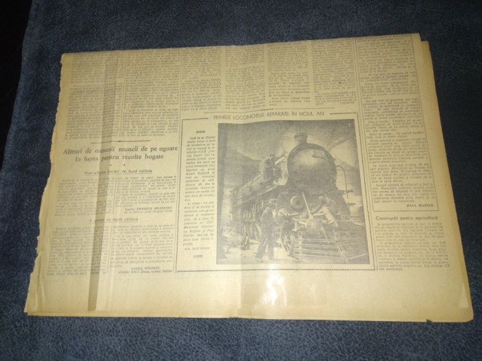 ZIARUL ROMANIA LIBERA 5 IANUARIE 1955