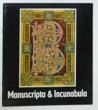 MANUSCRIPTA und INCUNABULA , von DIETMAR DEBES , 1981, TEXT IN LIMBA GERMANA