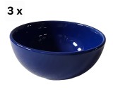 Set 3 boluri, 300 ml, Albastru