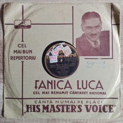 Jubirea, Doamna, nu-I o jucarie, Tango des Roses// placa gramofon Jean Moscopol foto