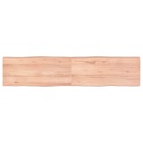 Cumpara ieftin Blat masă, 180x40x(2-6) cm, maro, lemn tratat contur organic
