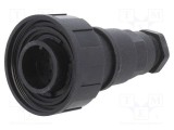 Conector circular mufă tată PIN 12 fără contacte pe cablu BULGIN