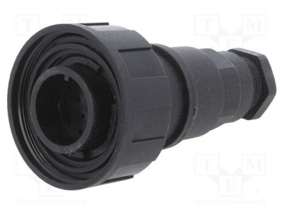 Conector circular mufă tată PIN 12 fără contacte pe cablu BULGIN foto