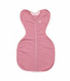 Set 2 saci de dormit swaddle First Sleep Sweet Star and Blush Pink pentru nou-nascuti