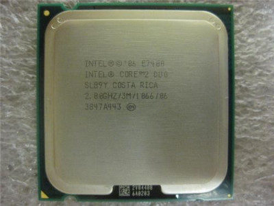 Procesor PC SH Intel Core 2 Duo E7400 SLB9Y 2.8Ghz 3M LGA 775 foto