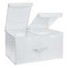 Cutie Depozitare, Model cu Capac Dublu și Separator, Culoare Alb, Dimensiuni 35x25x16 cm, Oem