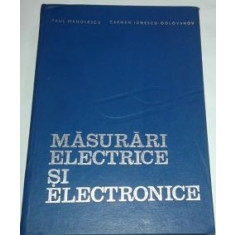 Paul Manolescu, Carmen Ionescu - Masurari Eelectrice si Electronice