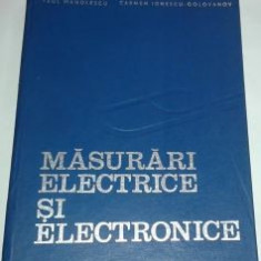 Paul Manolescu, Carmen Ionescu - Masurari Eelectrice si Electronice