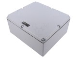 Carcasa universala ILME AP 2320 din aluminiu IP65 gri inchis, dimensiuni 205x230x102mm, temperatura -20...80 gr C