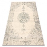 Covor de lana ABBY 486.24.LA100 OSTA Ornament, cadru, clasic bej / albastre, 135x200 cm