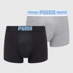 Puma boxeri 2-pack barbati, culoarea gri