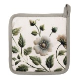 Cumpara ieftin Servet termic bumbac multicolor model Flori 20x20 cm