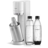 Aparat de preparare sifon DUO white, inclusiv 2 sticle, 1 L, Alb