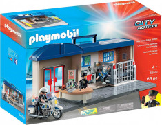 Playmobil City Action - Set mobil statie de politie foto