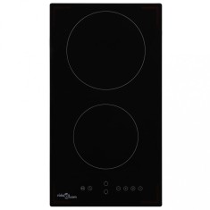 Plită ceramică cu 2 arzătoare, control tactil, 3000 W foto