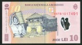 Q429 BANCNOTA 10 LEI 2008 POLIMER PRIMA EMISIUNE UNC NECIRCULATA seria 087B1017491