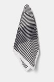 Karl Lagerfeld esarfa de matase culoarea negru, modelator, A1W33181
