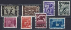 Romania 1937 - Lp 119 - Uniunea Federat. Sport. ( U.F.S.R. ) - serie -MNH foto