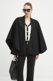Morgan poncho 5BELT culoarea negru, 5BELT