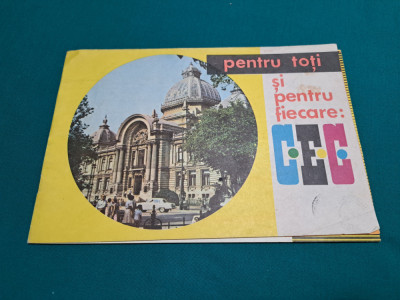 PENTRU TOȚI ȘI PENTRU FIECARE: CEC / BROȘURĂ ANII 1980 * foto