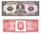 Ecuador 5 Sucres 1988 P-113d UNC