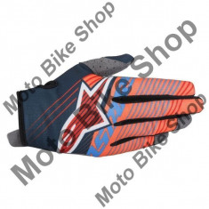 MBS Manusi motocross copii Alpinestars Handschuh Radar Tracker , portocaliu/albastru , marimea 3XS=2, Cod Produs: 354191770743XSAU foto