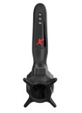 Masturbator Vibrating Roto-Sucker, 7 Moduri Vibratii si Suctiune, Silicon, Negru