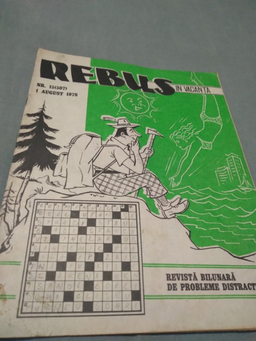 REVISTA REBUS IN VACANTA 15 /1 AUGUST 1978