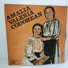 Amalia si Valeria Codorean album disc vinil vinyl LP muzica populara Electrecord