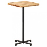 Cumpara ieftin Masă de bar pătrată, 60x60x110 cm, lemn de mango brut