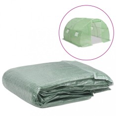 vidaXL Copertină de rezervă pentru seră (9 m&sup2;), verde, 300x300x200 cm
