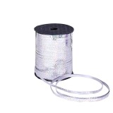 Rafie Argintie Baloane, Cadouri &amp; Flori, 5mm x 225m, Ropet - Decoratiuni Festive, Legare Baloane Heliu/Aer, Accesorii Aranjamente Florale