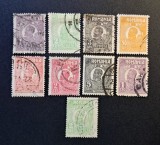 Rom&acirc;nia Regat - Regele Ferdinand I - Lot/Selecție de 9 Timbre Uzuale &icirc;n Bani și Lei (Ștampilat) RO2