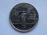 QUARTER DOLLAR 1999 P USA-COMEMORATIVA-PENNSYLVANIA