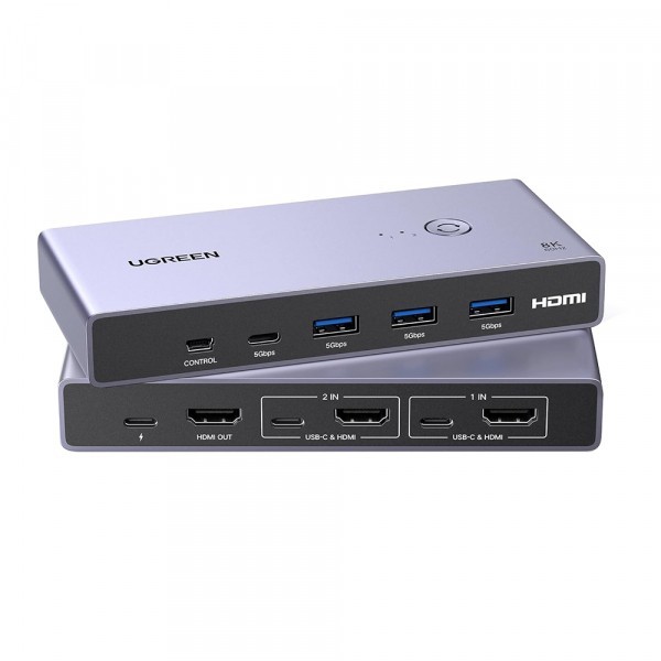 Switch Video UGREEN CM692, Gri