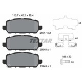 Textar set placute frana, frana disc
