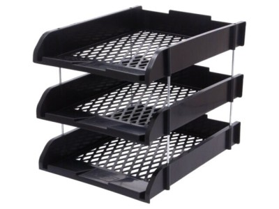 Suport ESD A4 pentru depozitare documente neagră - STATICTEC foto