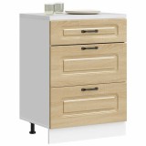 vidaXL Dulap de bază de bucătărie &bdquo;Kalmar&rdquo; din lemn de stejar Sonoma 854282