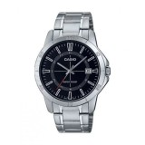 Casio MTP-V004D-1CUDF, Ceas Bărbați cu Baterie și Brățară Din Metal Argintie