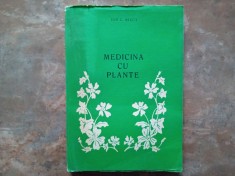 MEDICINA CU PLANTE de ION C . MICUT , 1990