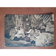 Fotografie tip carte postala, scena din piesa Luceafarul, Act V scena12, inceput de secol XX