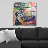 Cumpara ieftin Tablou din sticlă temperată CAM4124 Multicolor 50x50x0.4 cm