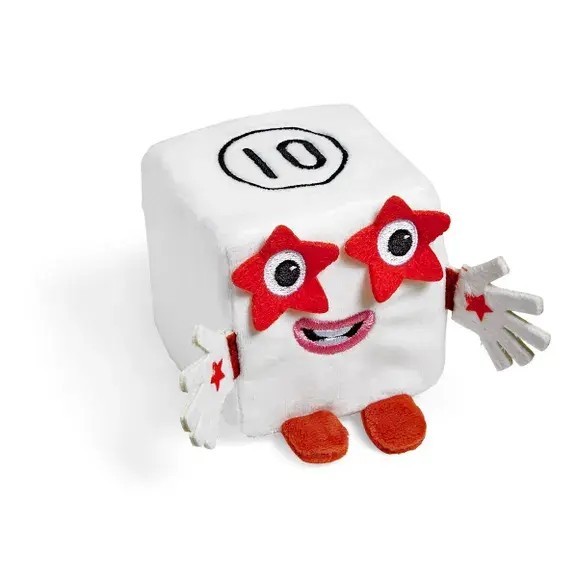 Mini mascota din plus Numberblocks&trade; Blocklets&trade; - Zece