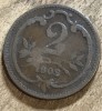 MNDSTR AUT23 Austro-Ungaria 2 hellar 1908, Europa